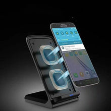 Load image into Gallery viewer, Fast Charging Vertical Wireless Charger Phone Desktop Stand
