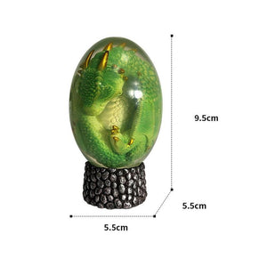 LED Lava Dragon Egg Ornamental Collection Decor Dinosaur Egg