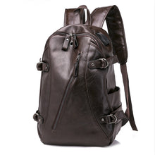 Load image into Gallery viewer, Leisure PU Large Capacity Backpack For Men And Women
