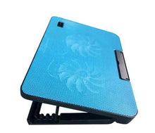 Load image into Gallery viewer, Laptop Radiator Dual-fan Air-cooled Cooling Bracket
