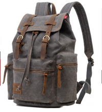 Load image into Gallery viewer, Men's And Women's Canvas Large Capacity 15.6 Inches Backpack
