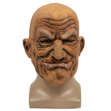 Load image into Gallery viewer, Old Bald Man Halloween Party New Latex Mask Funny Horror
