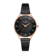 Load image into Gallery viewer, Ladies Steel Band Quartz Pointer Casual Watch
