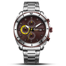 Load image into Gallery viewer, Business Sports Steel Band Quartz Watch For Men
