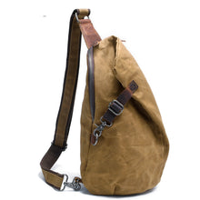 Load image into Gallery viewer, Solid Color Vintage Waterproof Chest Bag
