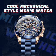 Load image into Gallery viewer, Men&#39;s Quartz Hollow Multifunctional Waterproof Watch
