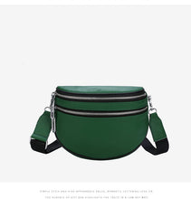 Load image into Gallery viewer, Fashion Lady's Leather One-Shoulder Saddle Bag
