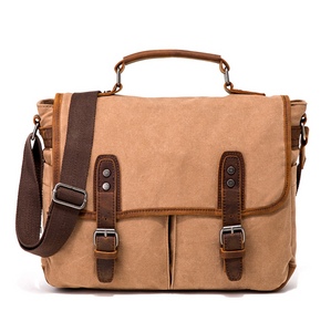 Canvas Briefcase Handbag Shoulder Bag