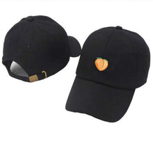 Load image into Gallery viewer, Peach Embroidery Peaked Cap For Men And Women
