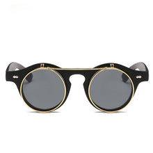 Load image into Gallery viewer, Women Brand Designer Retro Round Steampunk Sunglasses
