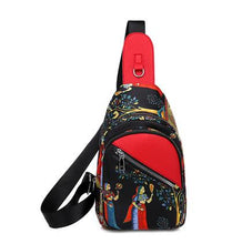 Load image into Gallery viewer, Ladies Fashionable Canvas Printed Chest Bag
