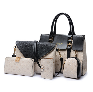 A Set Of Luxury Leather Handbags Women's Handbags