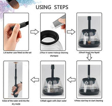 Load image into Gallery viewer, Professional Electric Auto Make Up Brushes Washing Tool
