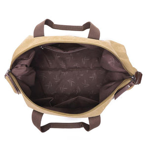 Canvas Handbag Men's Casual Shoulder Portable Travel Bag