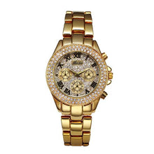 Load image into Gallery viewer, Men's Fashion Gold Quartz Watch
