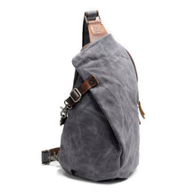 Load image into Gallery viewer, Solid Color Vintage Waterproof Chest Bag
