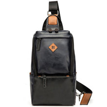Load image into Gallery viewer, Soft Leather Men's Chest Bag For Hiking Sports

