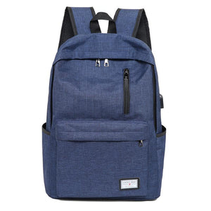 Fashion Backpack Business Bag With USB Charging Interface