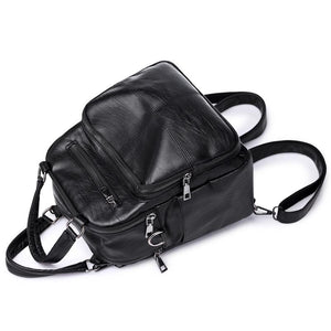 Women's Soft Leather Shoulder Bag Women's Backpack