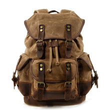 Load image into Gallery viewer, High Quality Canvas Stitching Mountaineering Backpack
