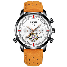 Load image into Gallery viewer, Leather Strap Men's Watch With Large Dial
