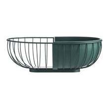 Load image into Gallery viewer, Metal Hollowed Out Fruit Vegetable Snack Tray Bowl Basket
