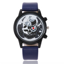 Load image into Gallery viewer, Personality Wild Gear Skull Head Men's Belt Watch
