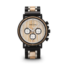 Load image into Gallery viewer, Multifunctional Solid Wood Watch
