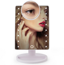 Load image into Gallery viewer, 16/ 22 LED Lights Touch Screen Makeup Mirror
