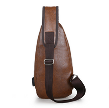 Load image into Gallery viewer, USB Charging Chest Bag Shoulder Bag
