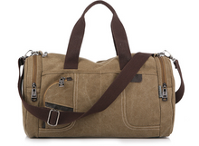 Load image into Gallery viewer, Large-capacity Canvas Duffel Bag For Hiking Tourism

