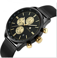 Load image into Gallery viewer, Multi-function Men's Sports Watch Mesh Belt Quartz Watch
