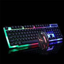 Load image into Gallery viewer, Gaming Keyboard Mouse Glowing Set
