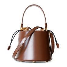 Load image into Gallery viewer, Leather Mini Bucket Bag For Fashionable Women
