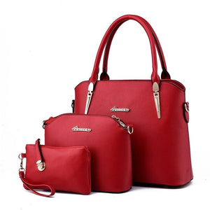 Women's Casual Fashion 3 Pieces Handbag