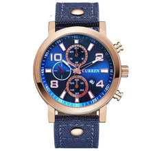 Load image into Gallery viewer, Canvas Calendar Sports Quartz Watch
