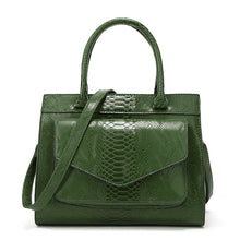 Load image into Gallery viewer, Solid Color Women's Snake Printed Messenger Bag
