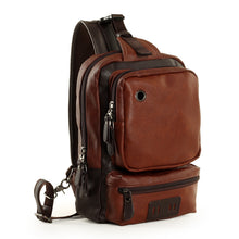 Load image into Gallery viewer, Simple Leisure Leather Chest Bag For Men
