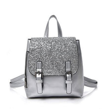 Load image into Gallery viewer, Women's PU Leather Sequined Backpack For Daily Life

