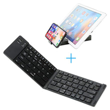 Load image into Gallery viewer, Folding Metal Bluetooth Foldable Keyboard Mini Bluetooth
