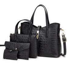 Load image into Gallery viewer, Solid Color Four-piece Handbags For Women's All Occasions
