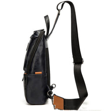Load image into Gallery viewer, Soft Leather Men's Chest Bag For Hiking Sports
