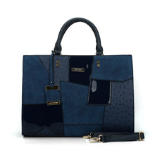 Load image into Gallery viewer, Geometric Pattern Single Shoulder Stitching Ladies Handbag
