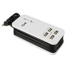 Load image into Gallery viewer, Multi-port Plug-in Mobile Phone Charger USB Four-in-one Plug
