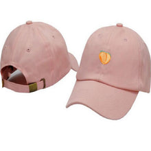 Load image into Gallery viewer, Peach Embroidery Peaked Cap For Men And Women
