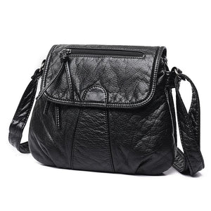 Soft PU Leather Women Messenger Bag Shoulder Bag Handbag