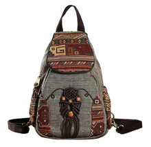 Load image into Gallery viewer, Women&#39;s Bag Shoulder Bag Canvas Retro Small Backpack
