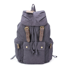 Load image into Gallery viewer, Simple Leisure Large Capacity Canvas Backpack
