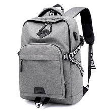 Load image into Gallery viewer, USB Charging Style Oxford Laptop Backpacks For Teenagers
