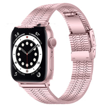 Load image into Gallery viewer, General High-grade Five-bead Back Buckle Steel Watch Belt
